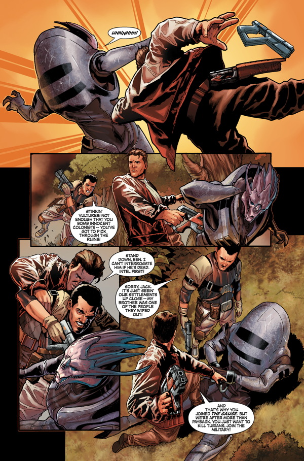 Preview Of Latest Mass Effect Comic Showing Origin Of Illusive Man Emerges Gamernode 